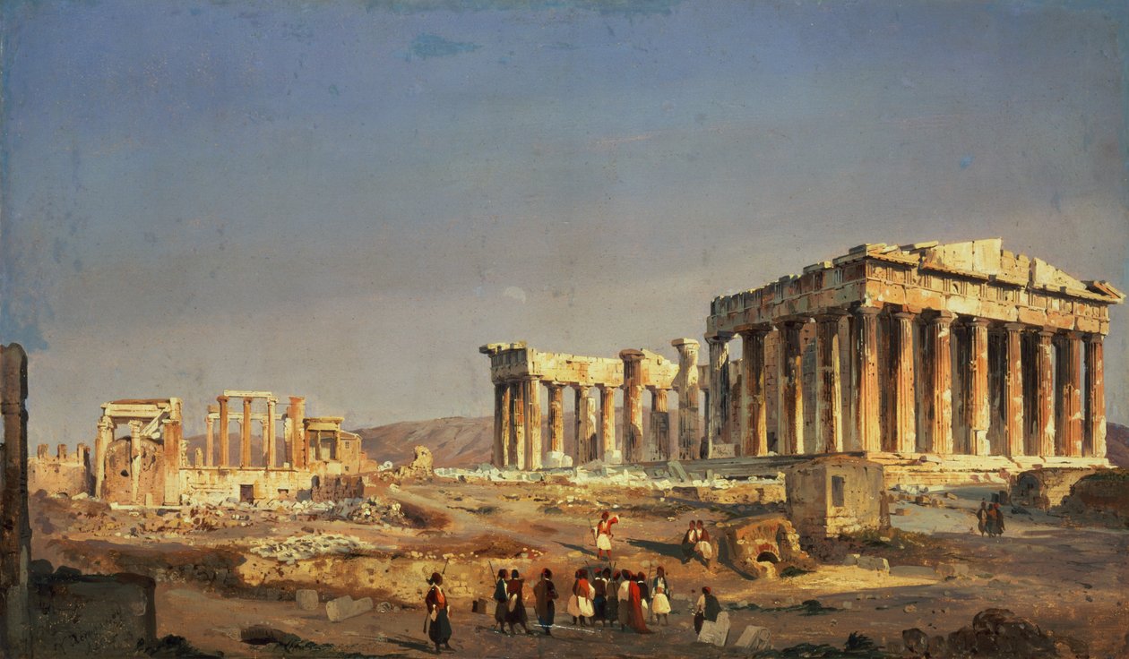 البارثينون ، 1863 بواسطة إيبوليتو كافي