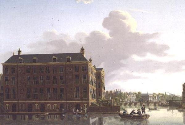 منظر لأمستردام ، 1779 بواسطة إسحاق ووتر