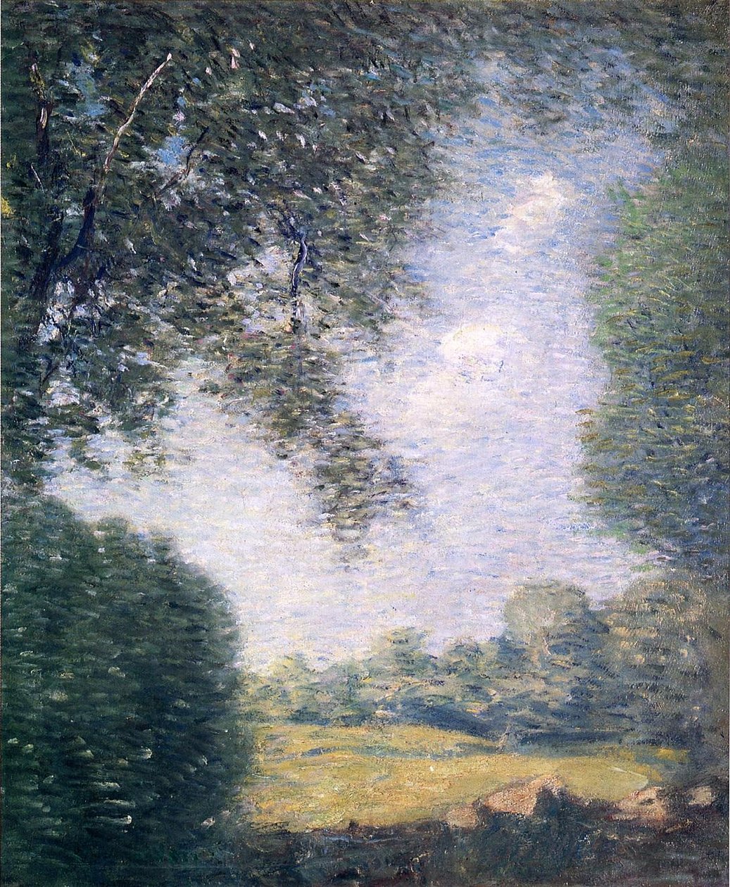 الشجرة المتدلية بواسطة J. Alden Weir