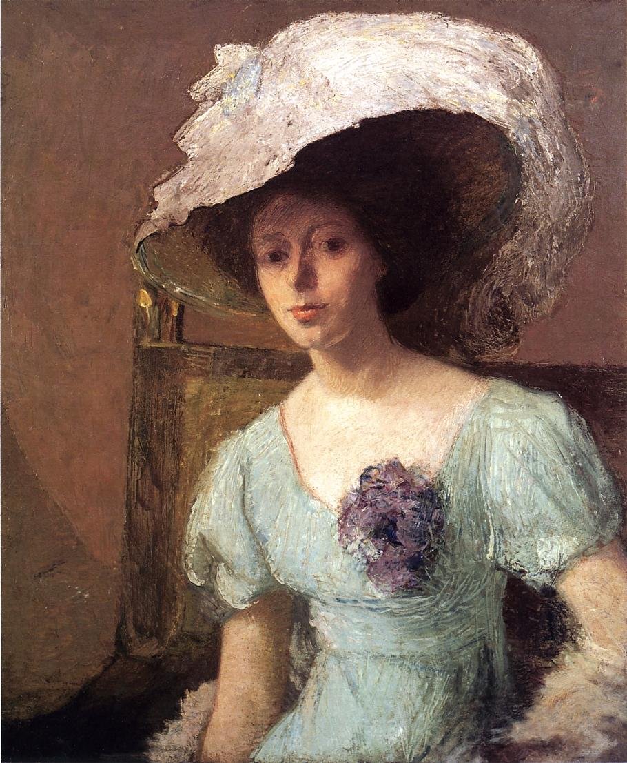البستون الأزرق بواسطة J. Alden Weir