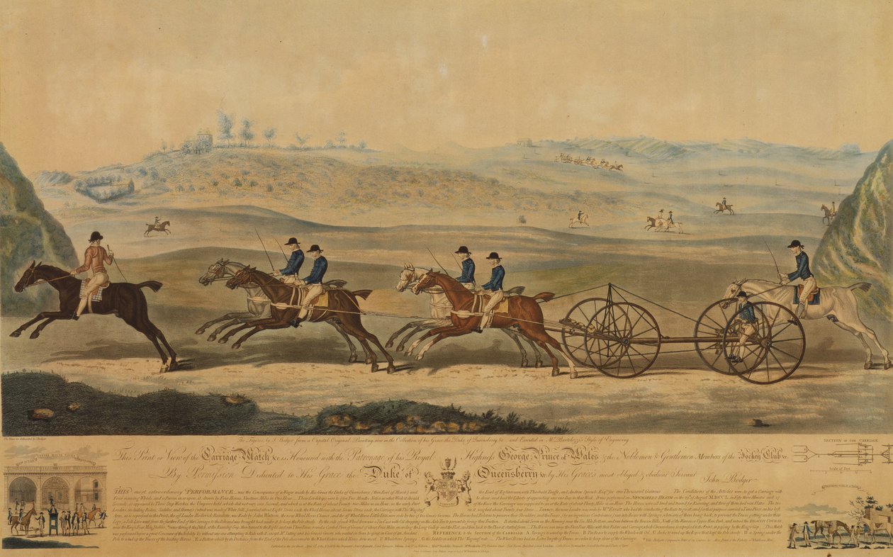 منظر لمباراة النقل ، 1789 بواسطة جيه. بودجر