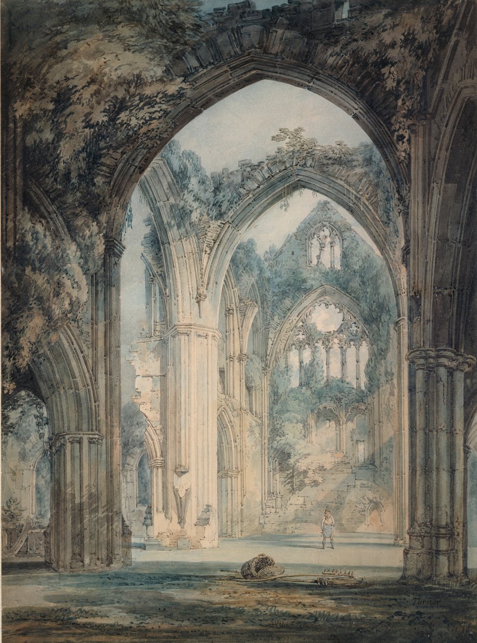 كنيسة Tintern Abbey ، مونماوثشاير ، c1794 بواسطة جوزيف مالورد وليام تورنر