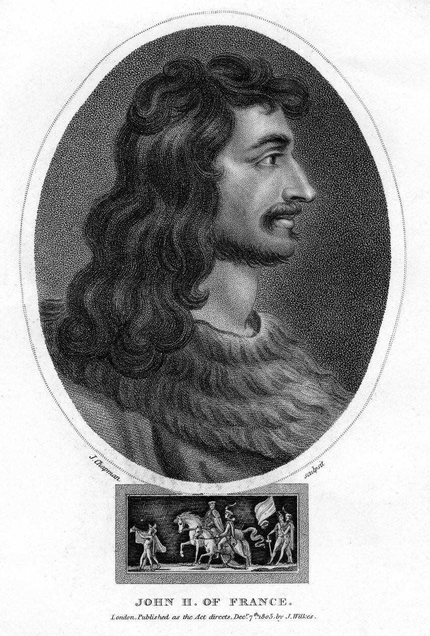 يوحنا الثاني ملك فرنسا 1805. بواسطة جيه تشابمان