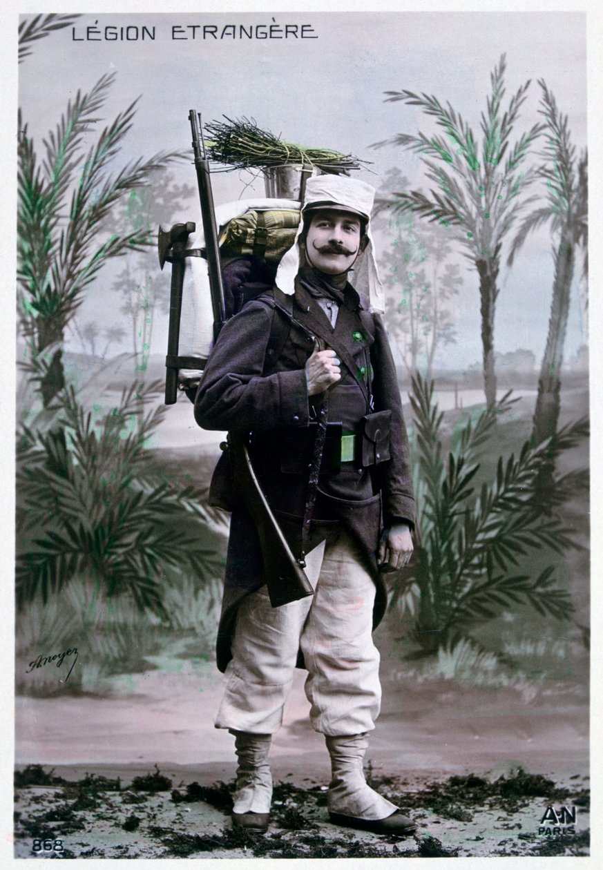 الفيلق الأجنبي الفرنسي ، c1900. بواسطة جيزر