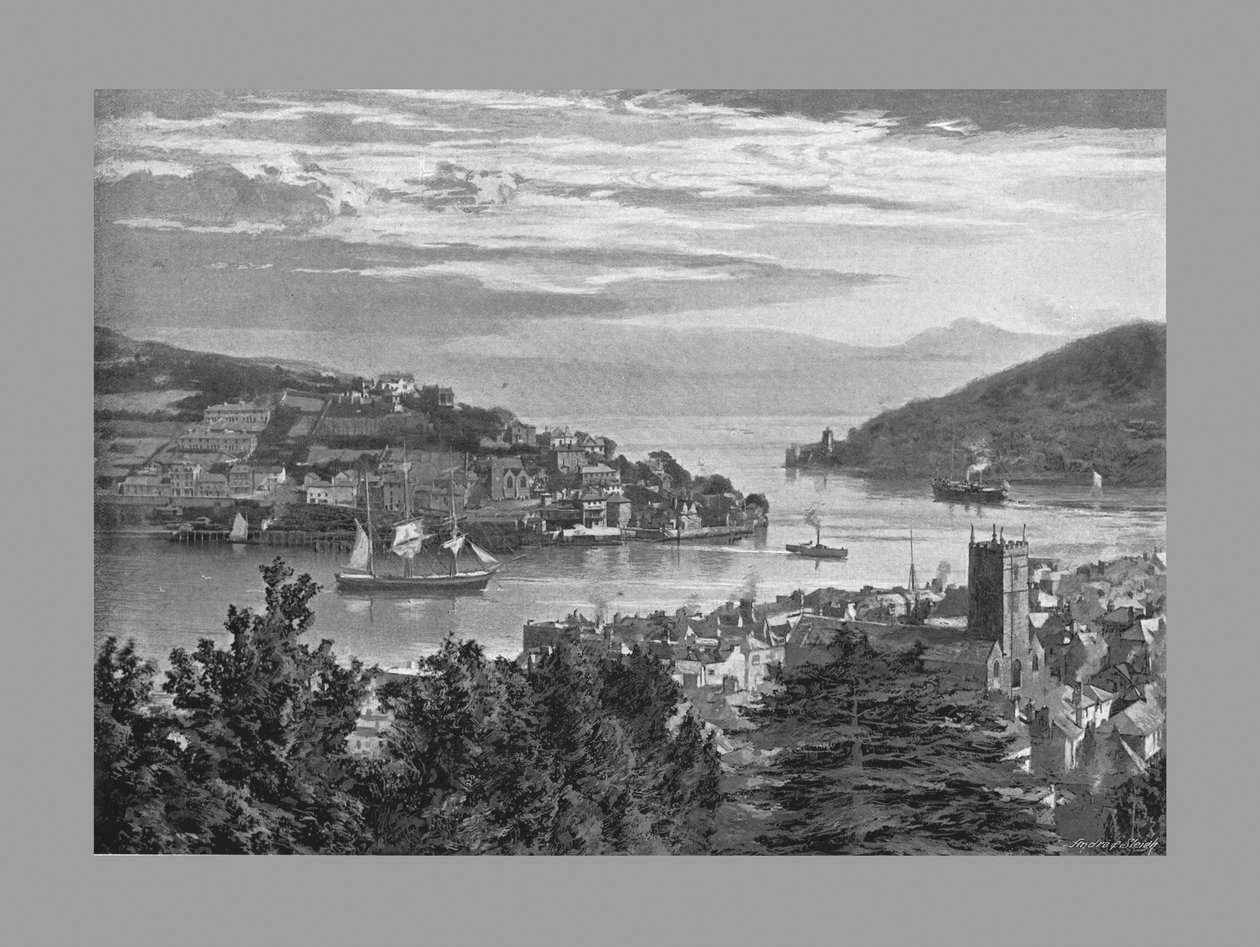 دارتموث ، c1900 بواسطة جيه سمايل وابنه