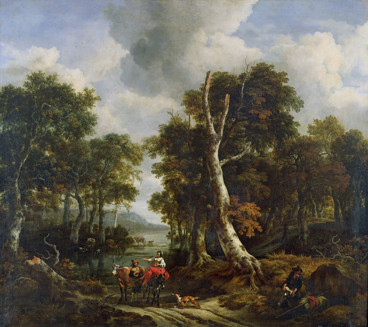 الغابة ، ج .1660 بواسطة جاكوب فان روزديل