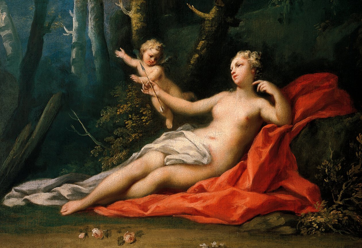 Venus and Cupid بواسطة جاكوبو أميجوني