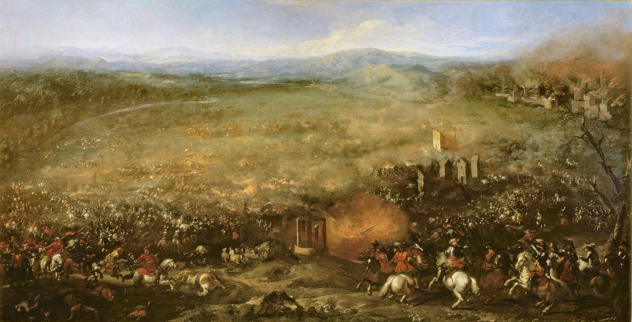 معركة لوتسن عام 1632 بواسطة جاك كورتوا