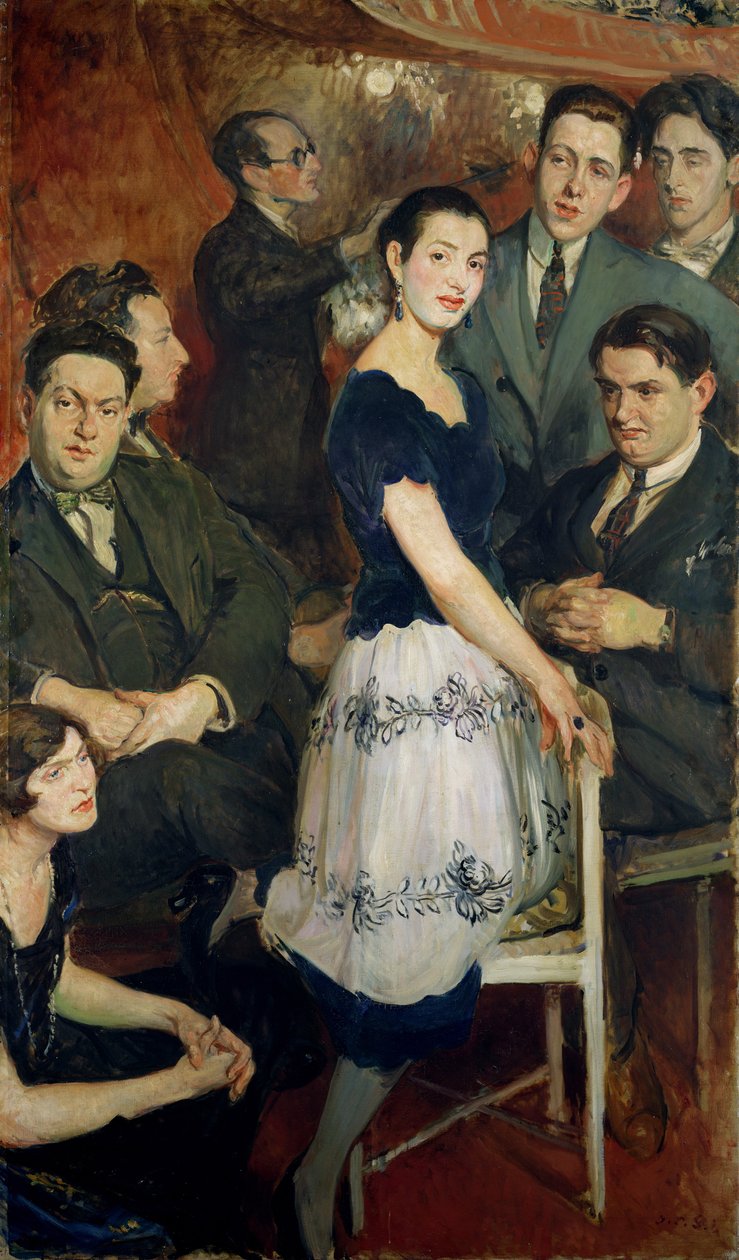 `` Les Six &39;&39; ، صورة جماعية للمجموعة الموسيقية الطليعية برعاية جان كوكتو ، حوالي عام 1921 بواسطة جاك اميل بلانش