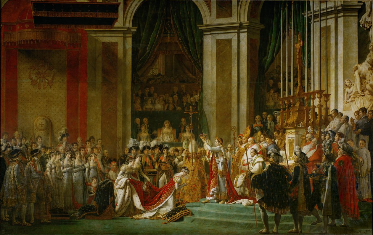 تتويج نابليون (1805-1807) بواسطة جاك لويس ديفيد