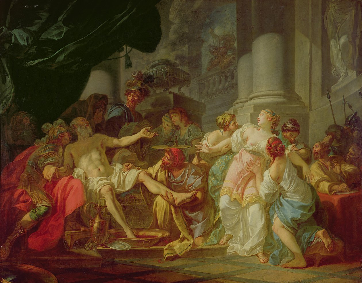 وفاة سينيكا ، 1773 بواسطة جاك لويس ديفيد