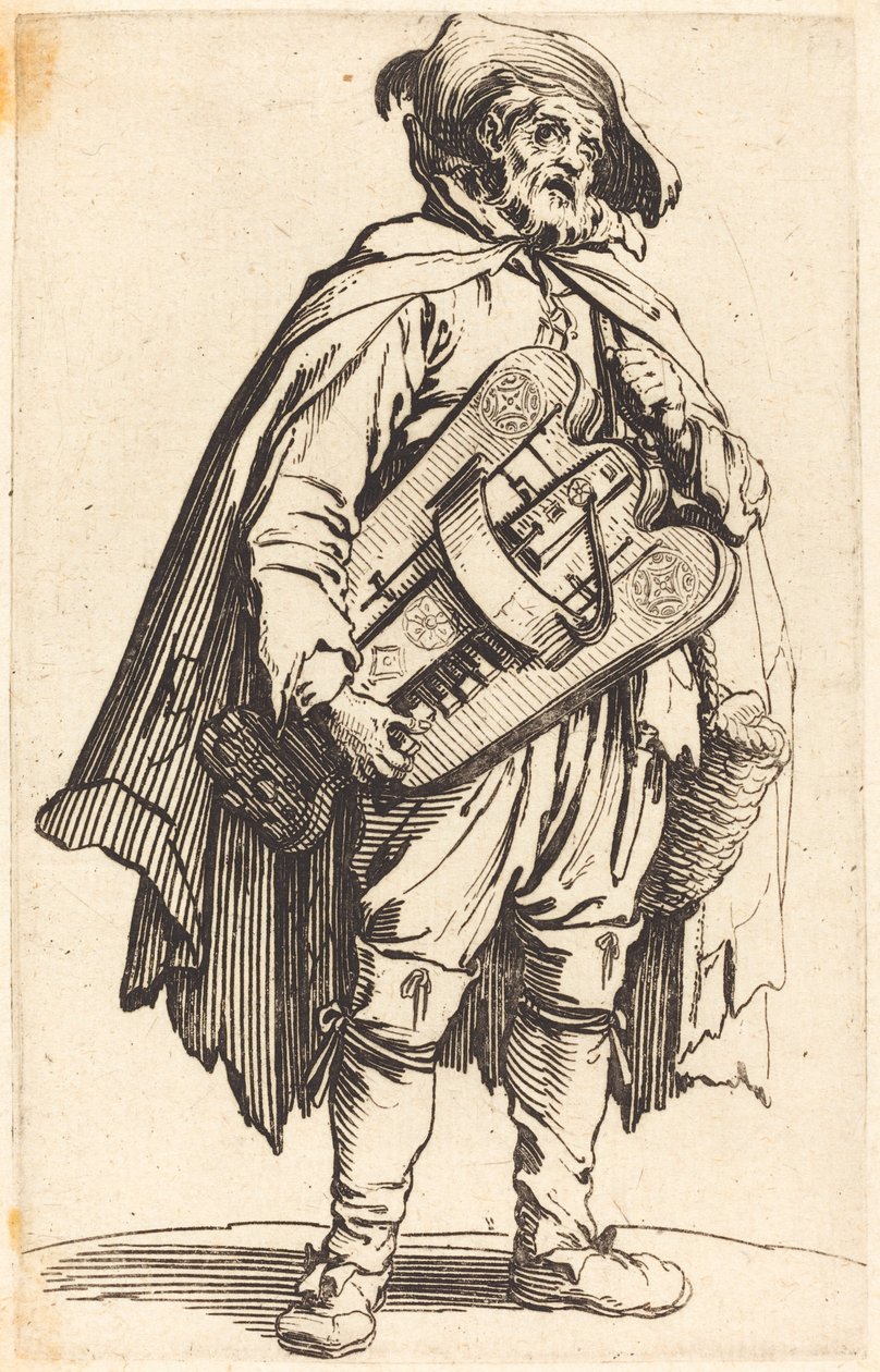 لاعب Hurdy-Gurdy بواسطة جاك كالوت