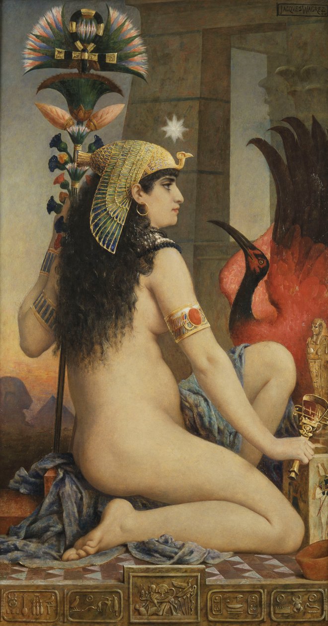 امرأة مصرية ، 1875 بواسطة جاك واجريز
