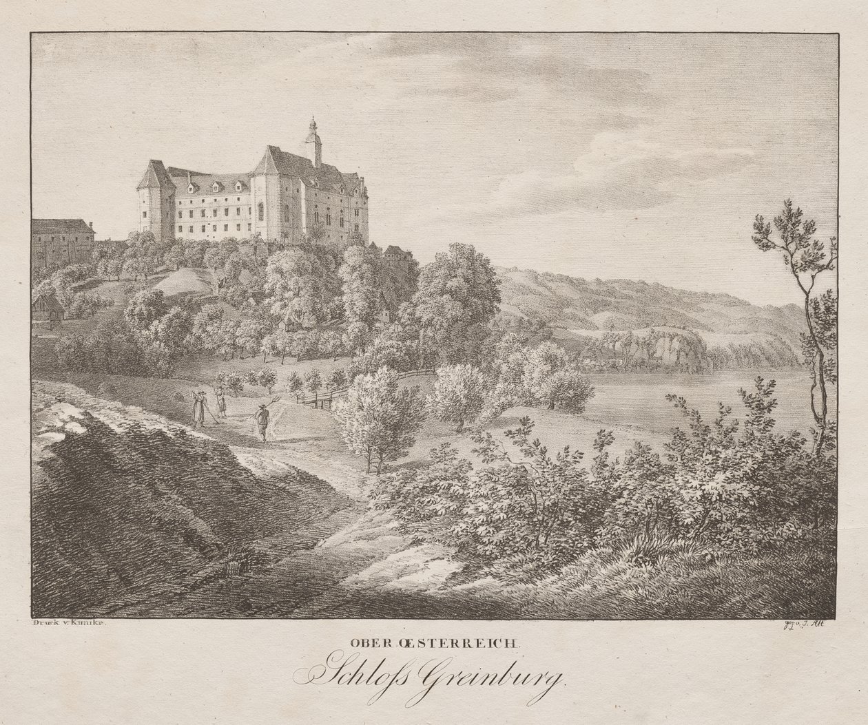 Ober-oesterreich ، Schloss Greinburg بواسطة جاكوب ألت