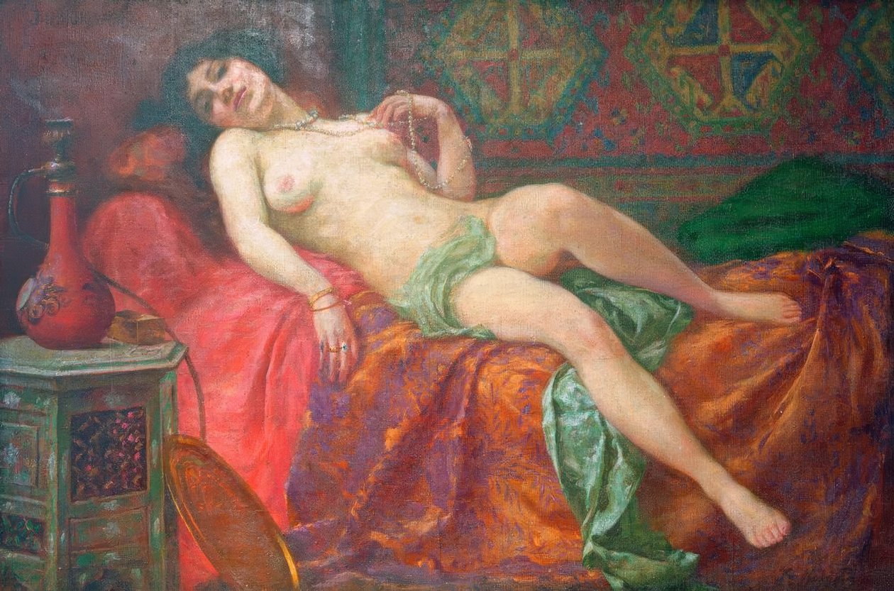 يستريح Odalisque بواسطة جاكوب أوبروسكي