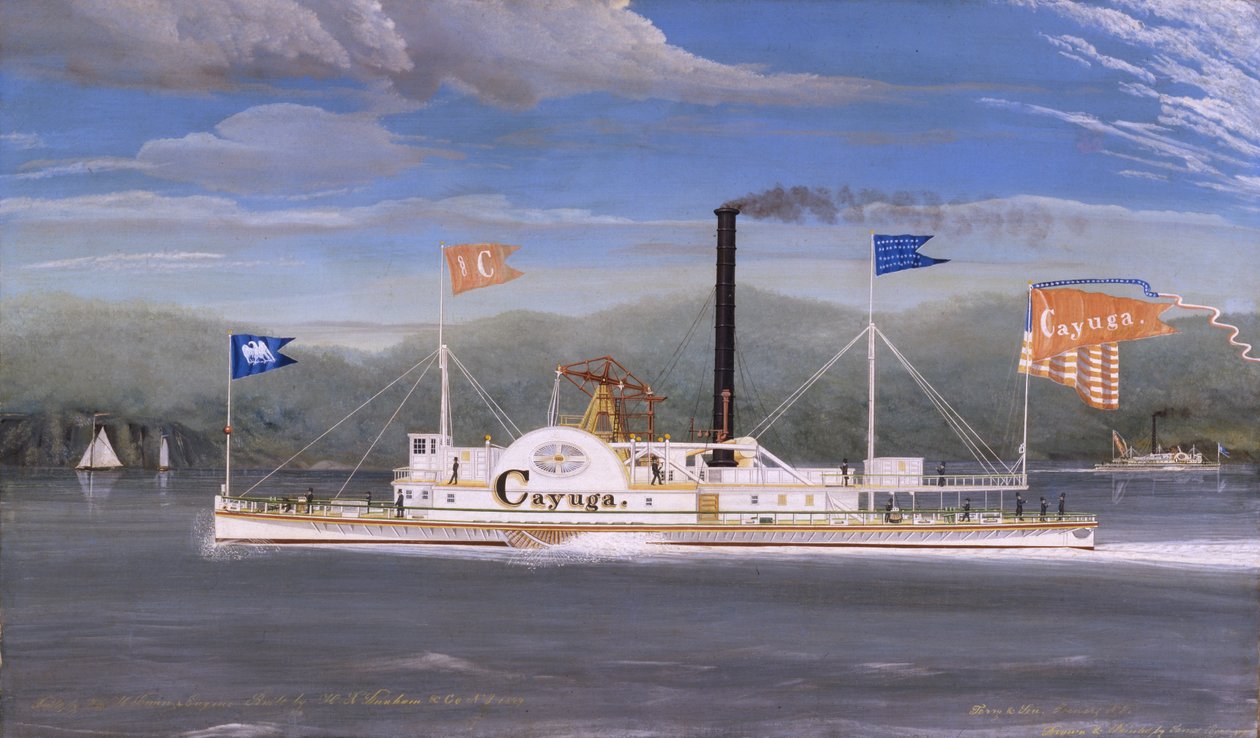 سفينة بخارية كايوجا ، 1849 بواسطة جيمس بارد