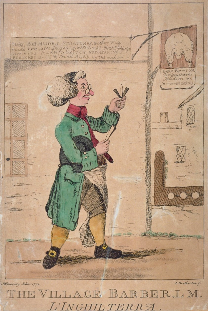 حلاق القرية ، 1772 بواسطة جيمس بريثرتون