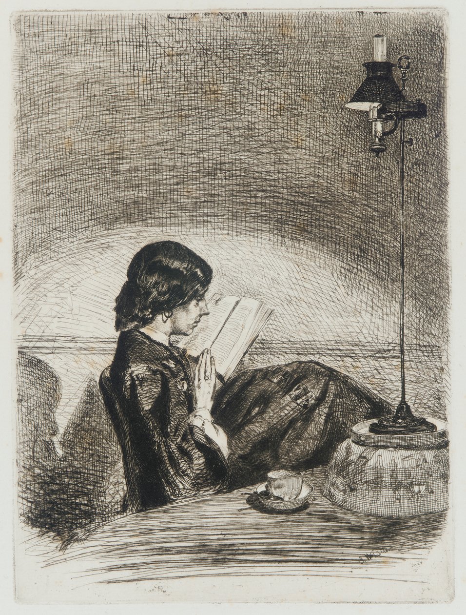 القراءة بواسطة Lamplight بواسطة جيمس أبوت ماكنيل ويسلر