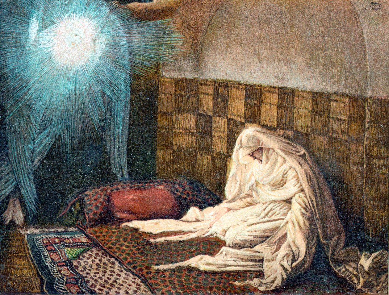 البشارة 1897 بواسطة جيمس تيسو