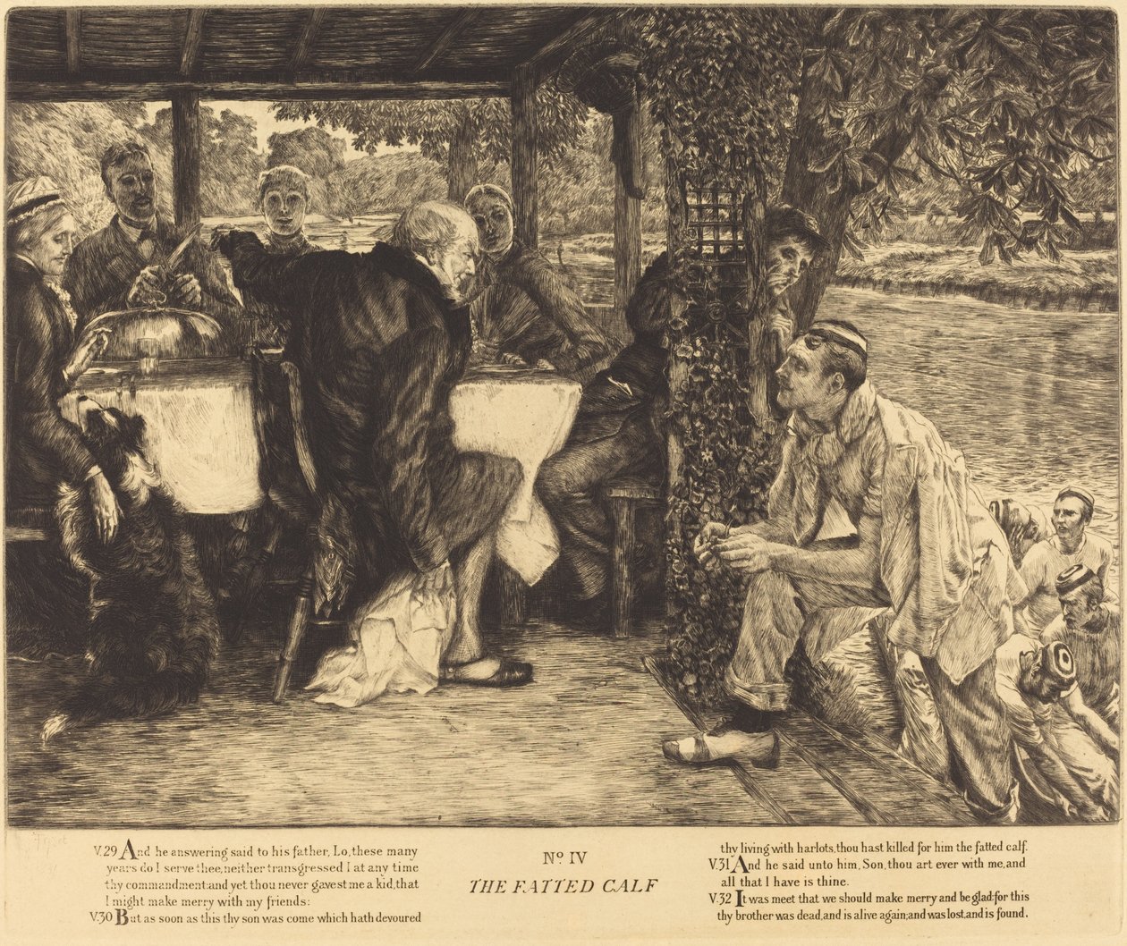 العجل المسمن ، 1882. بواسطة جيمس تيسو