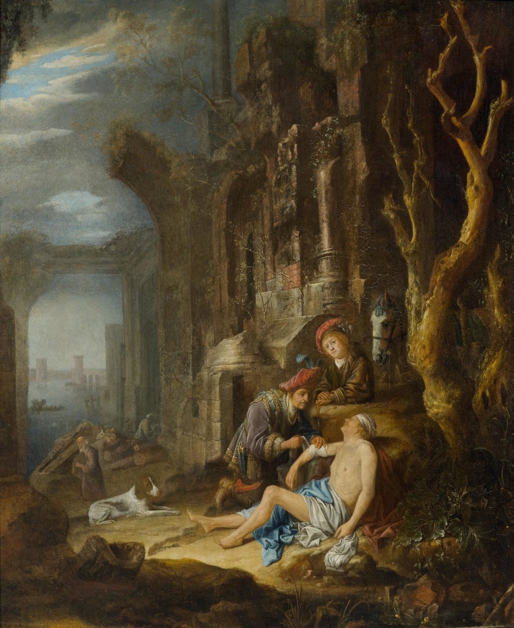 السامري الصالح بواسطة Jan Adriaensz van Staveren