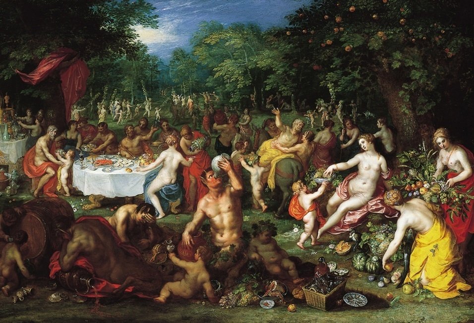A Bacchanal بواسطة جان الأكبر بروغل