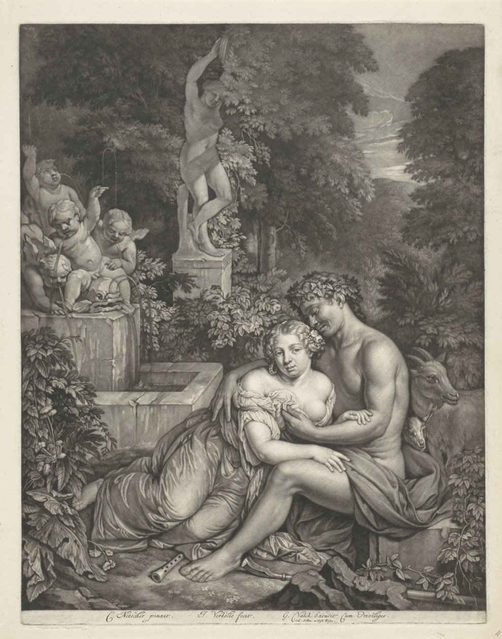 Vertumnus en Pomona بواسطة جان فيركولجي (أنا)