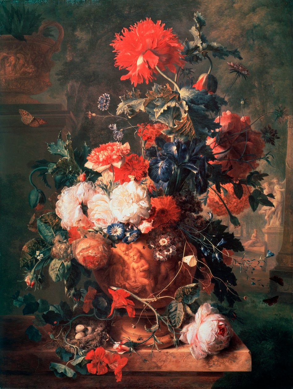 زهور ، 1722. بواسطة جان فان هويسم