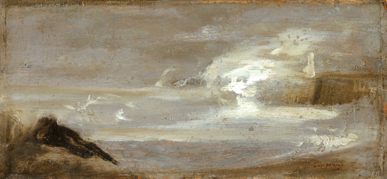المناظر البحرية ، c.1850-60 بواسطة جان بابتيست كاربو