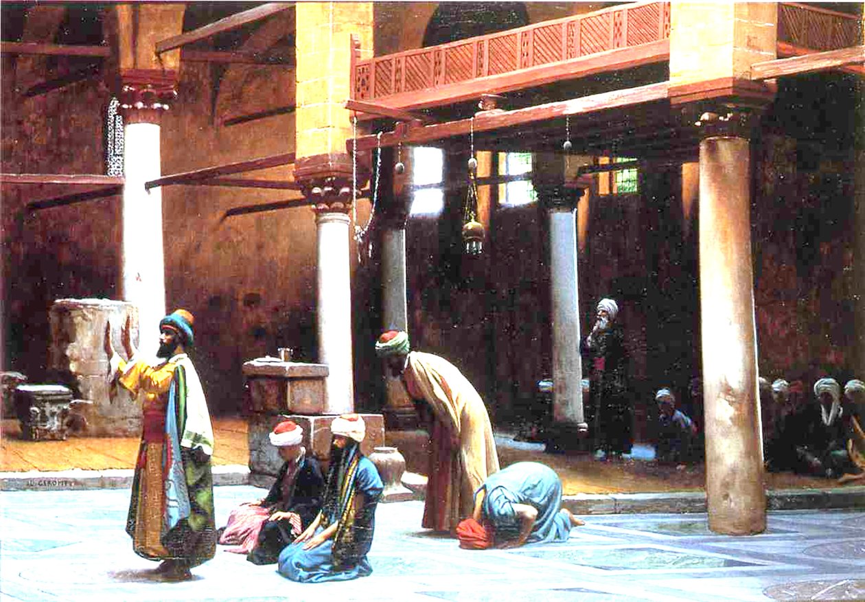 صلاة في مسجد ، 1892 بواسطة جان ليون جيروم