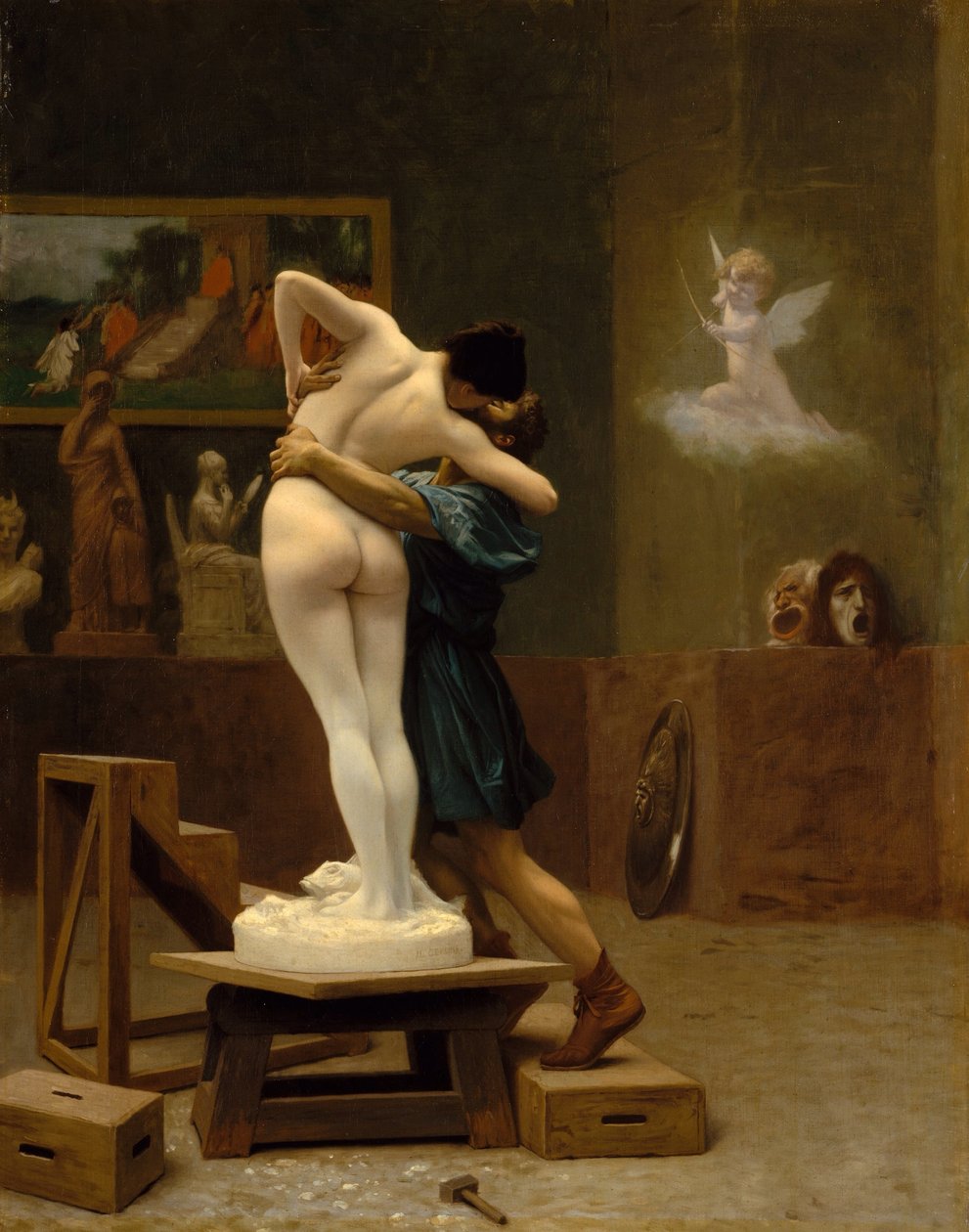 Pygmalion و Galatea بواسطة جان ليون جيروم