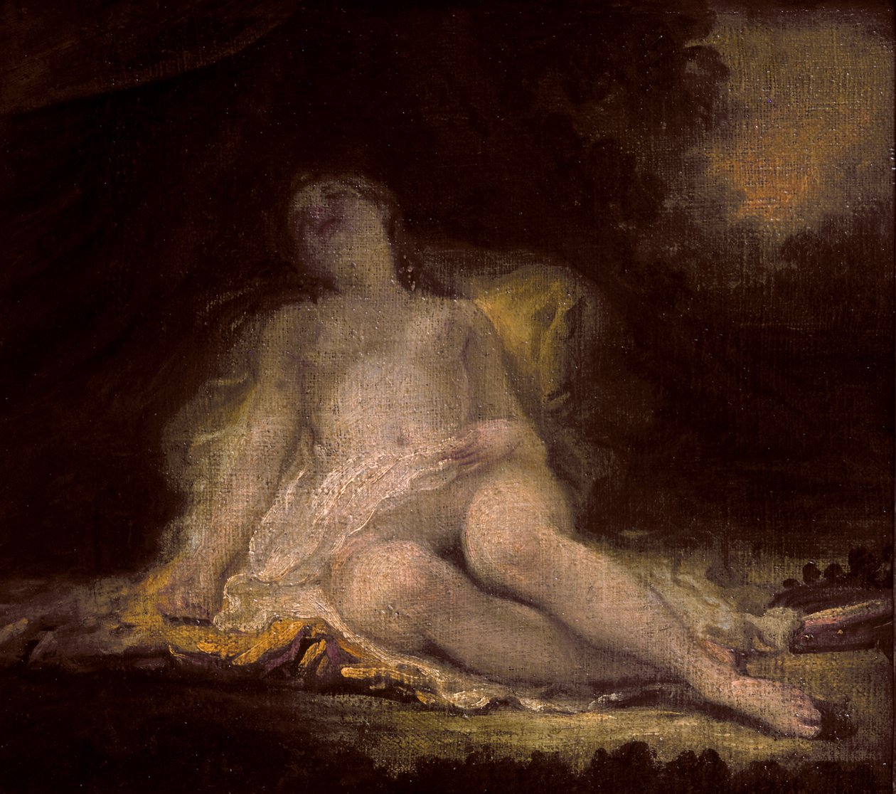 النوم Bacchante بواسطة جان هونوري فراجونارد