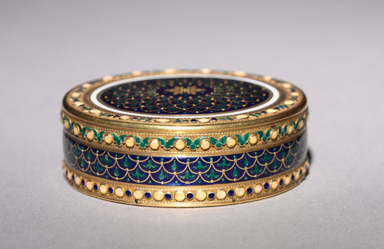 صندوق دائري ، 1779-80 بواسطة جان جوزيف باريير