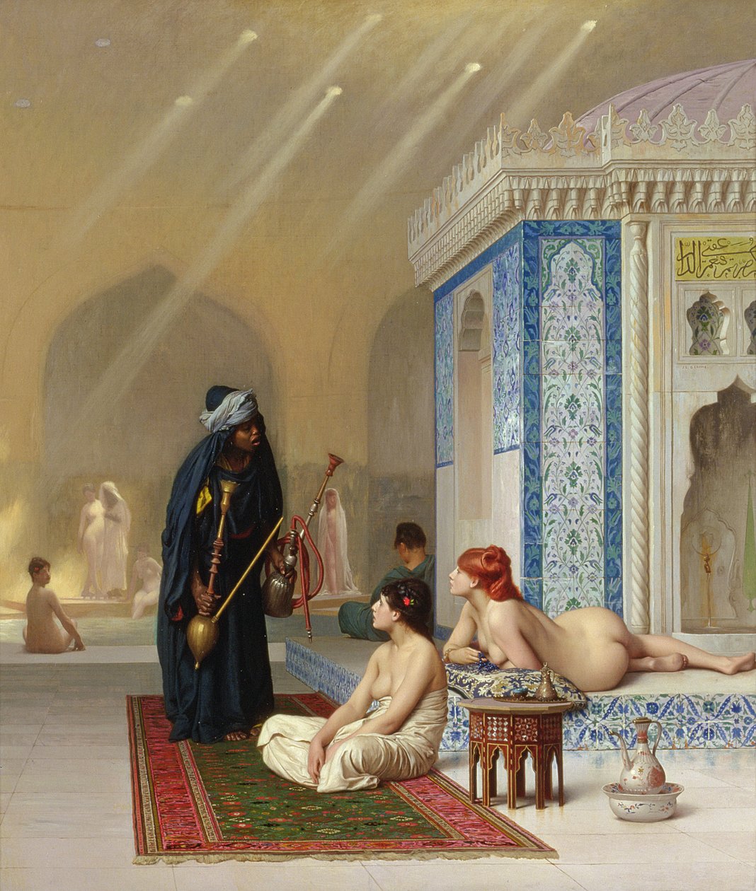 تجمع في حريم بواسطة جان ليون جيروم