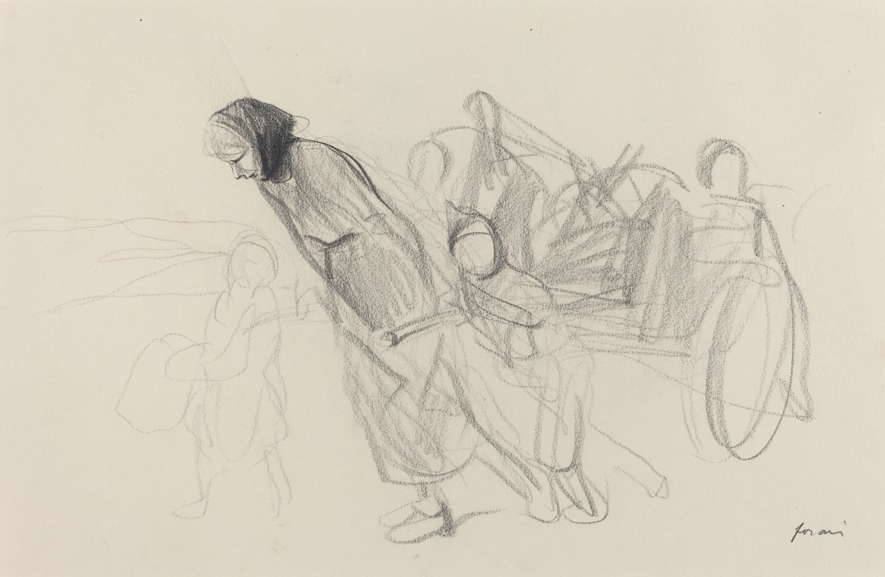 اللاجئون ، ج. 19141919. بواسطة جان لويس فورين