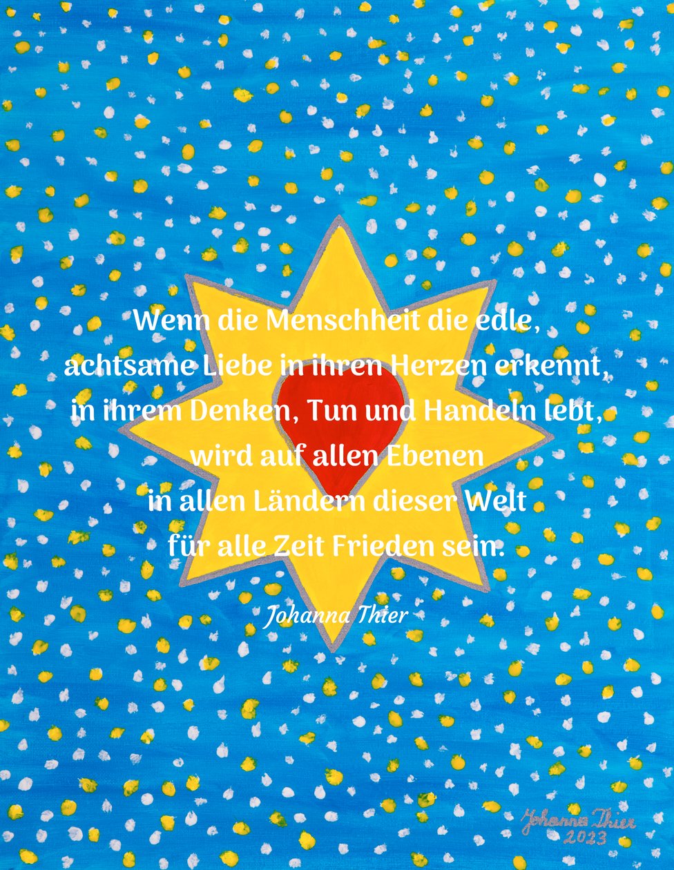 النجم الذي يجلب النور للحب النبيل الواعي بواسطة جوانا ثير