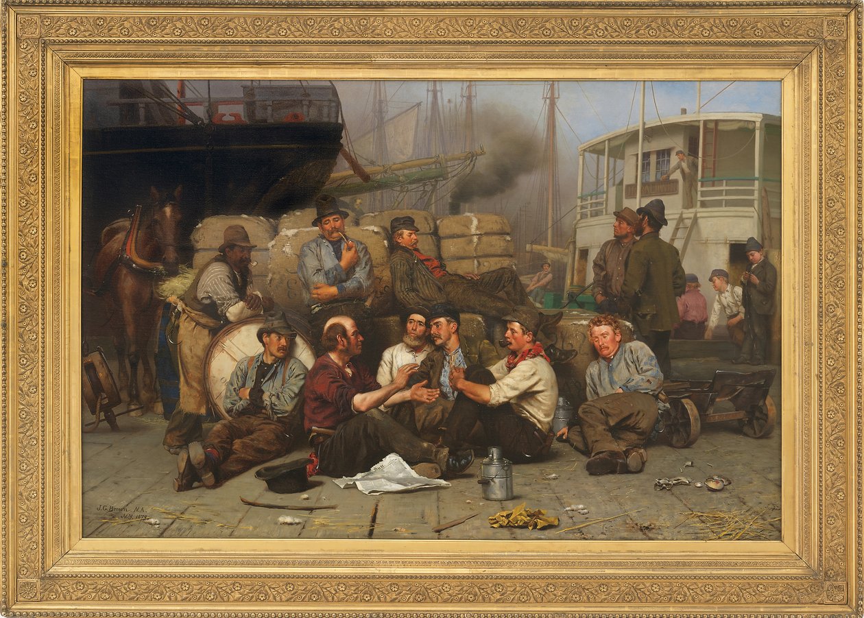 ظهر Longshoremen ، 1879 بواسطة جون جورج براون