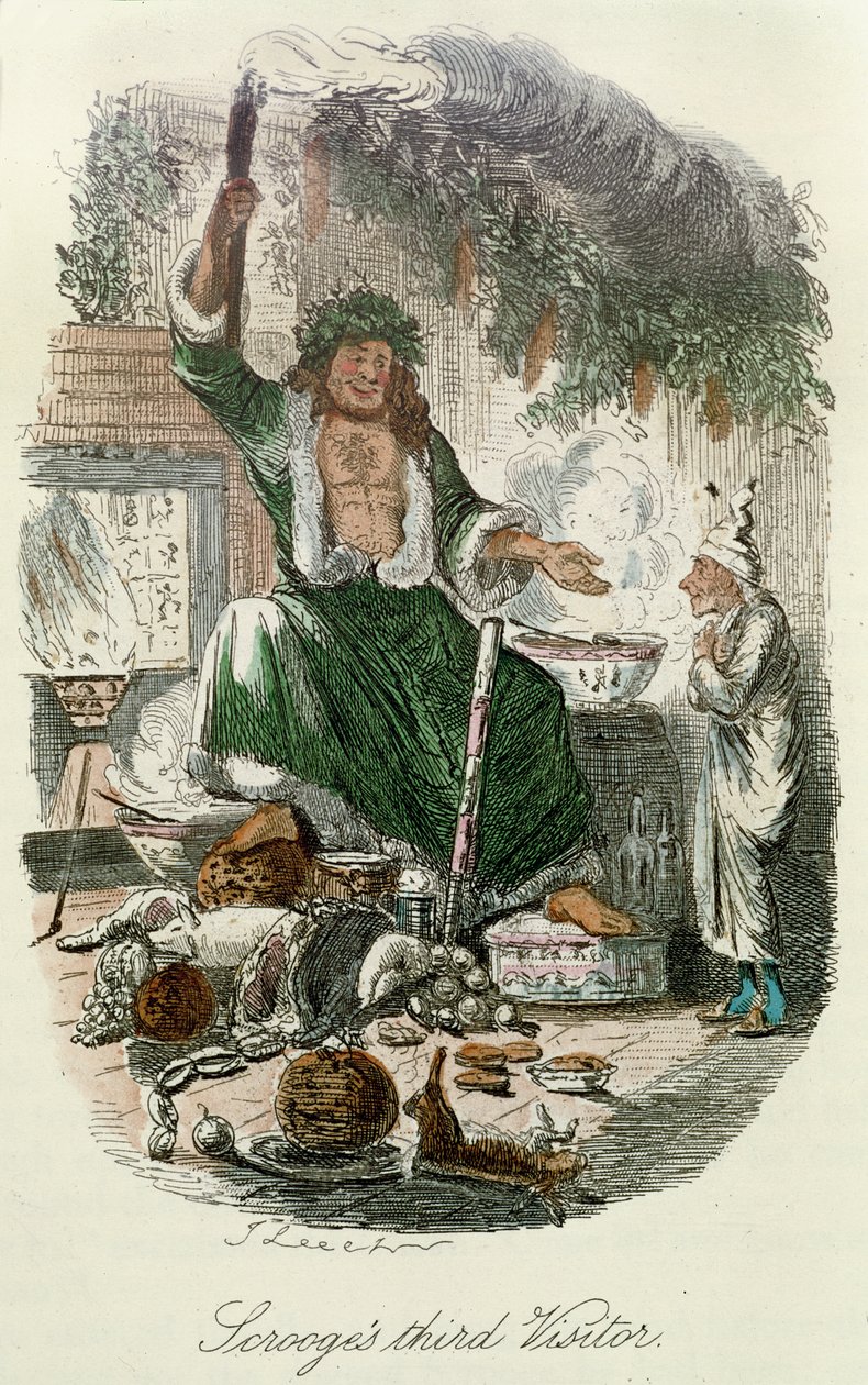 زائر البخيل الثالث من ديكنز A Christmas Carol بواسطة جون ليتش