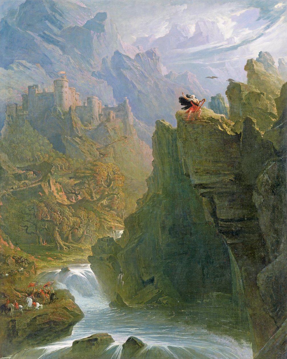 ^ بارد ، 1817 بواسطة جون مارتن