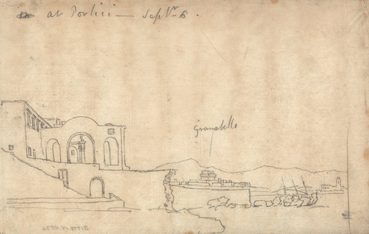 في Portici بواسطة جون روبرت Cozens