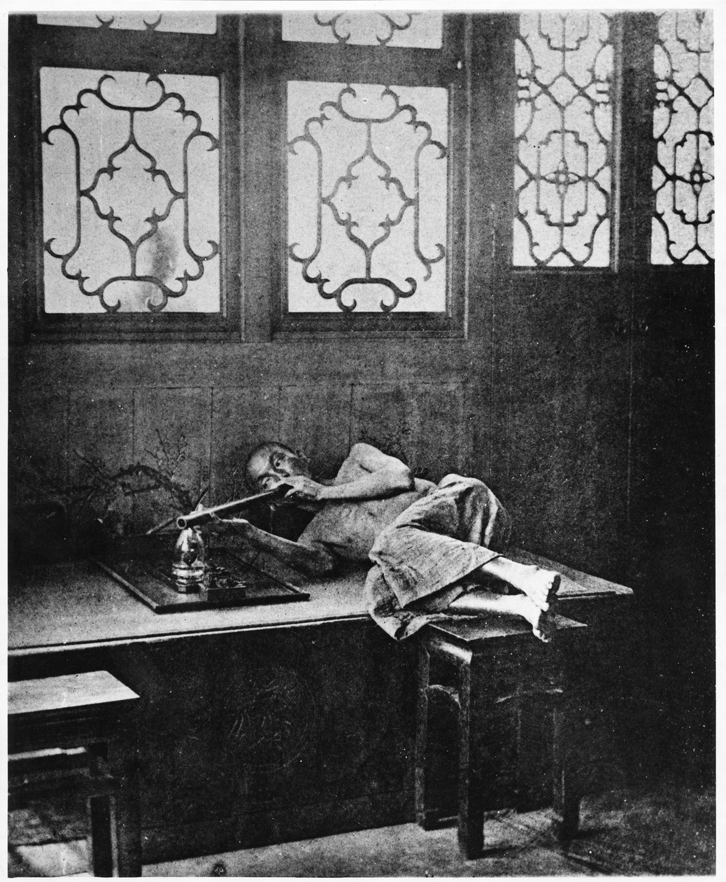 مدخن الأفيون ، c.1867-72 بواسطة جون طومسون
