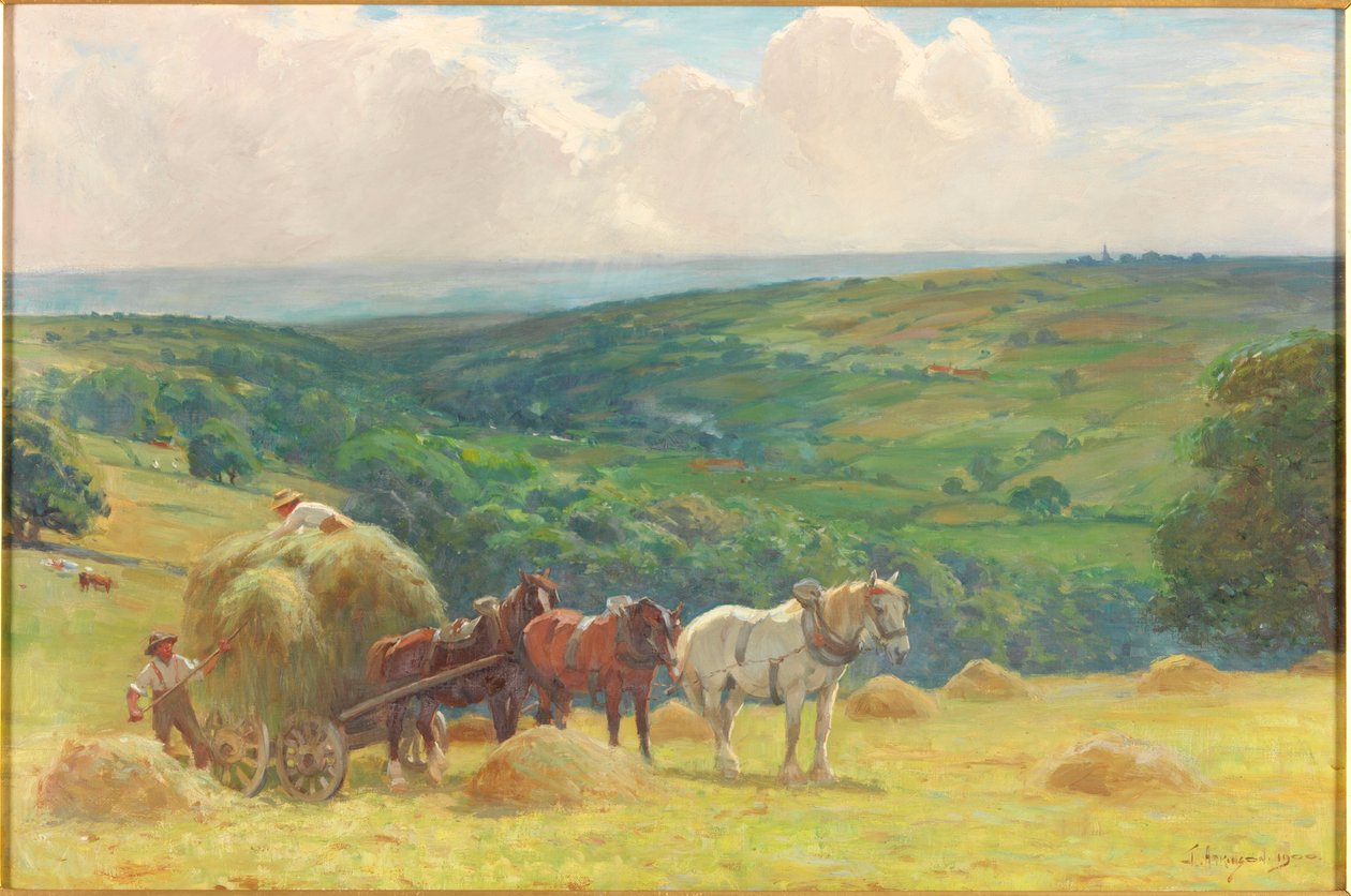 صناعة القش ، 1900 بواسطة جون اتكينسون
