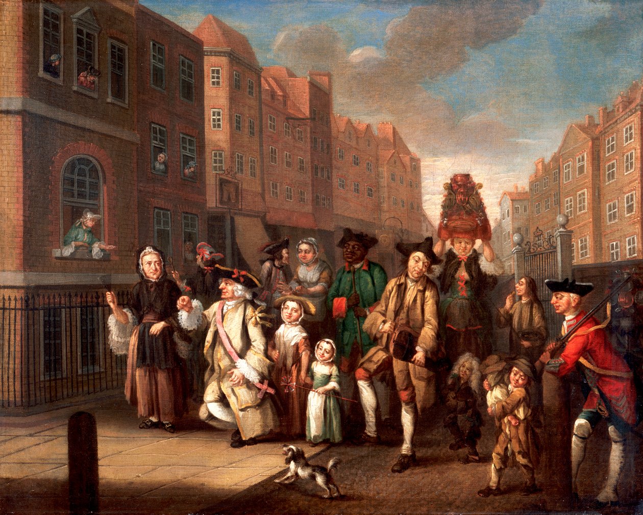"May Morning"، c1760 بواسطة جون كوليت