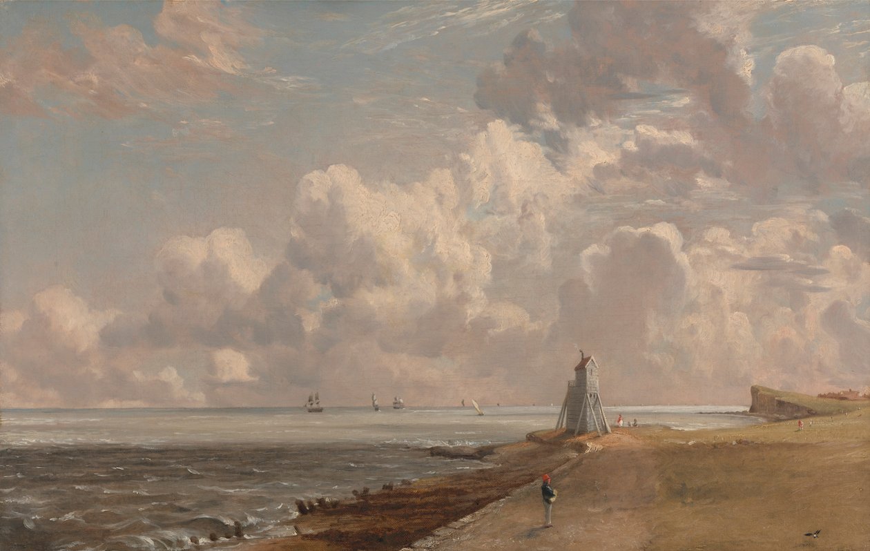 Harwich: The Low Lighthouse و Beacon Hill بواسطة جون كونستابل