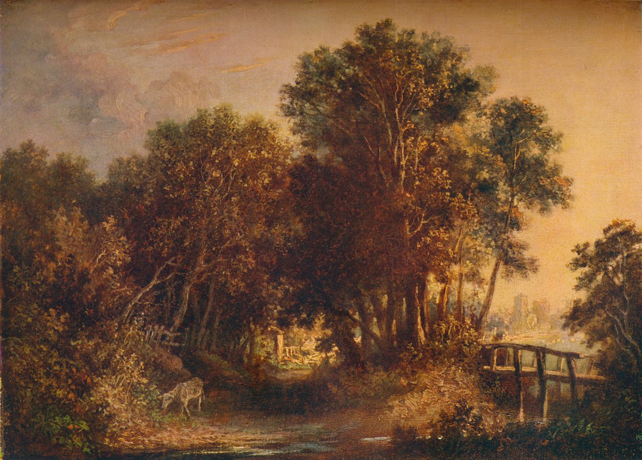 ممر مشجر ، c1790 بواسطة جون كروم