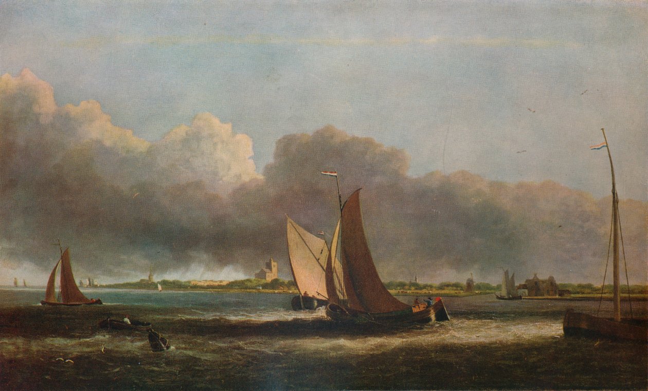 منظر على ماس ، ج 1799 بواسطة جون كروم