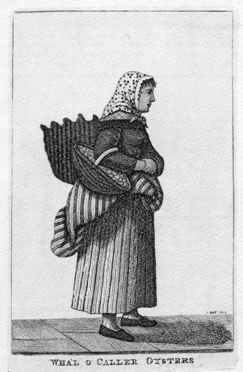نيوهافين (إدنبرة) فتاة المحار ، 1812 بواسطة جون كاي