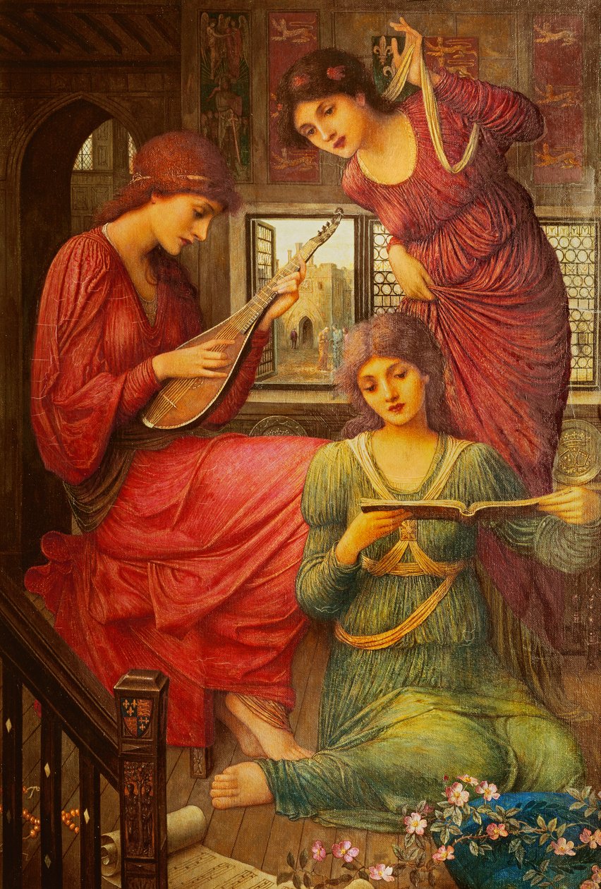 في الأيام الذهبية ، بواسطة جون Melhuish Strudwick