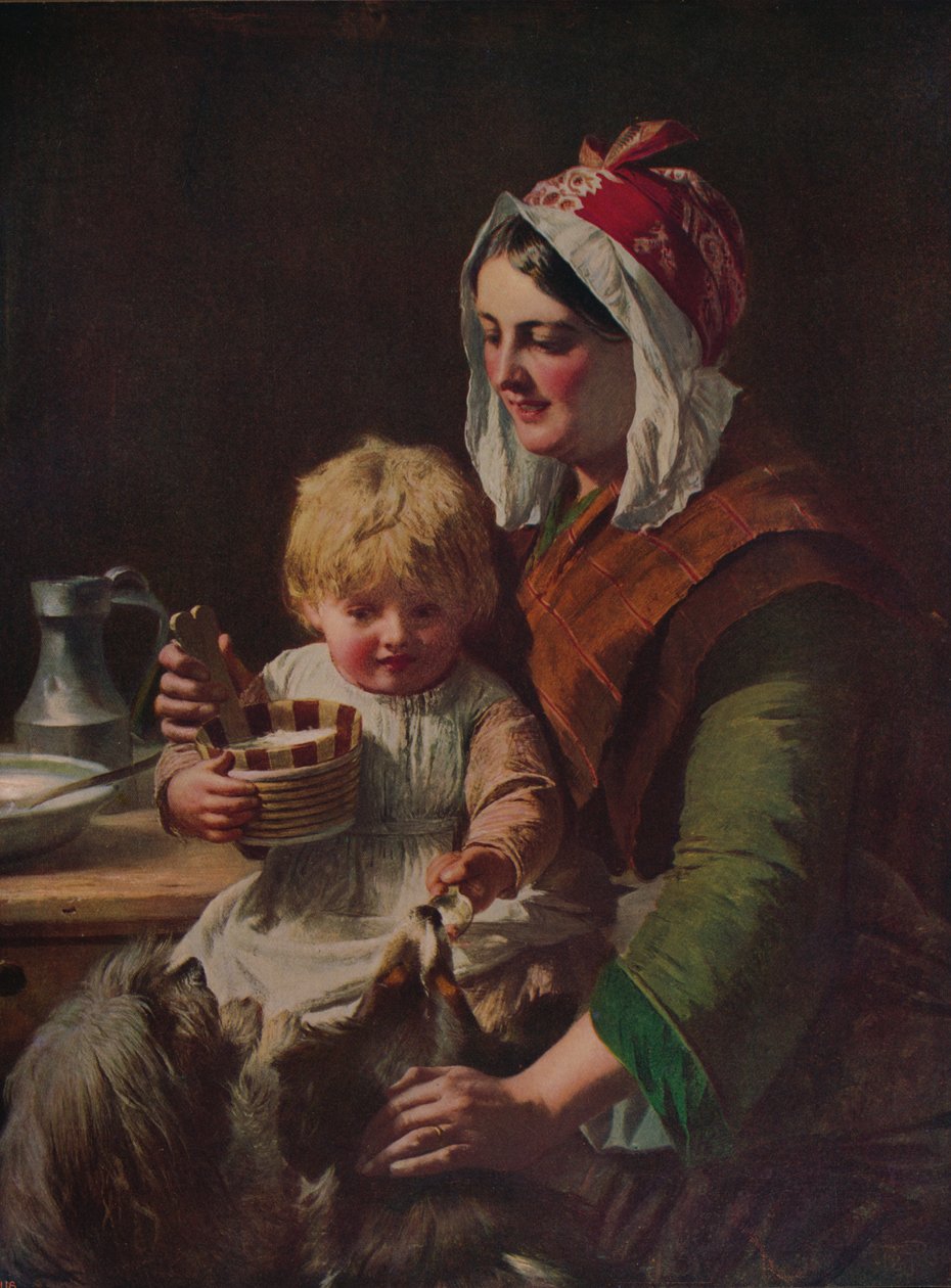 وقت الوجبة ، c1850 ، c1915 بواسطة جون فيليب