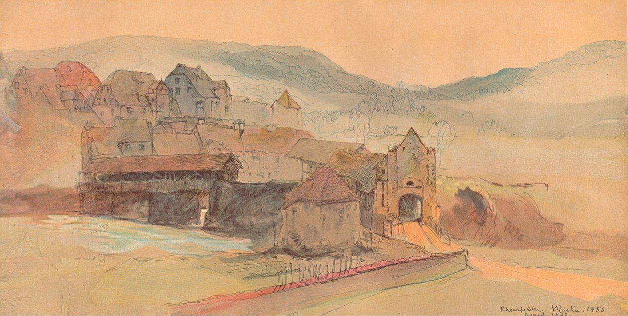 جسر راينفيلدين ، 1858 بواسطة جون روسكين